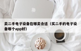 卖二手电子设备在哪卖合适（买二手的电子设备哪个app好）