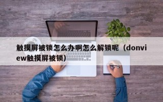 触摸屏被锁怎么办啊怎么解锁呢（donview触摸屏被锁）