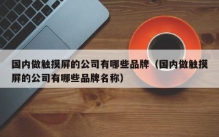 国内做触摸屏的公司有哪些品牌（国内做触摸屏的公司有哪些品牌名称）