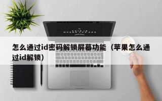 怎么通过id密码解锁屏幕功能（苹果怎么通过id解锁）