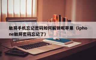 触屏手机忘记密码如何解锁呢苹果（iphone触屏密码忘记了）