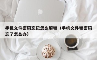 手机文件密码忘记怎么解锁（手机文件锁密码忘了怎么办）