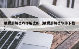 触摸屏解密咋样解密的（触摸屏解密软件下载）