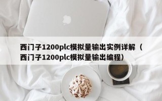 西门子1200plc模拟量输出实例详解（西门子1200plc模拟量输出编程）