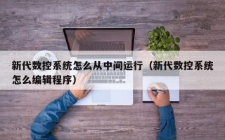 新代数控系统怎么从中间运行（新代数控系统怎么编辑程序）