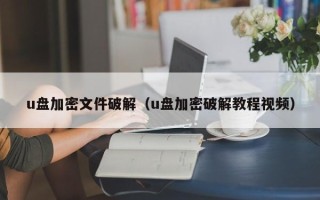 u盘加密文件破解（u盘加密破解教程视频）