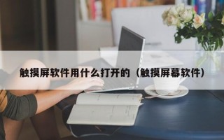 触摸屏软件用什么打开的（触摸屏幕软件）