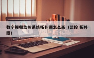 数字视频监控系统拓扑图怎么画（监控 拓扑图）