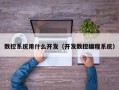 数控系统用什么开发（开发数控编程系统）