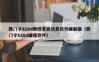 西门子828d数控系统仿真软件破解版（西门子828d编程软件）