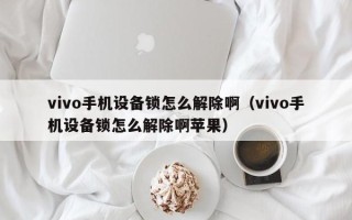 vivo手机设备锁怎么解除啊（vivo手机设备锁怎么解除啊苹果）