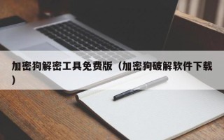 加密狗解密工具免费版（加密狗破解软件下载）