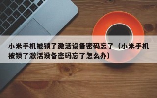 小米手机被锁了激活设备密码忘了（小米手机被锁了激活设备密码忘了怎么办）