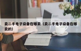 卖二手电子设备在哪卖（卖二手电子设备在哪卖的）