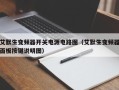 艾默生变频器开关电源电路图（艾默生变频器面板按键说明图）