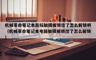 机械革命笔记本鼠标触摸板锁住了怎么解锁啊（机械革命笔记本电脑触摸板锁住了怎么解锁）