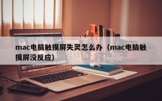 mac电脑触摸屏失灵怎么办（mac电脑触摸屏没反应）