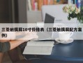 三菱触摸屏10寸价格表（三菱触摸屏配方案例）