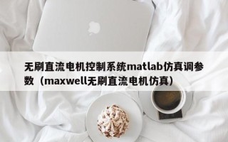 无刷直流电机控制系统matlab仿真调参数（maxwell无刷直流电机仿真）