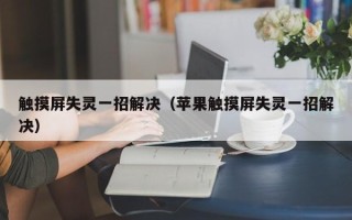 触摸屏失灵一招解决（苹果触摸屏失灵一招解决）