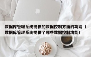 数据库管理系统提供的数据控制方面的功能（数据库管理系统提供了哪些数据控制功能）