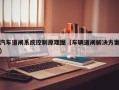 汽车道闸系统控制原理图（车辆道闸解决方案）