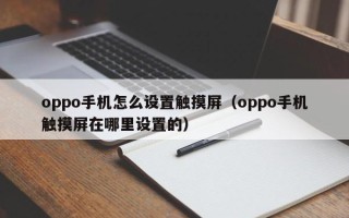oppo手机怎么设置触摸屏（oppo手机触摸屏在哪里设置的）