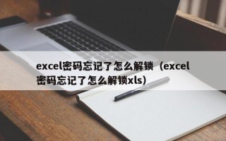 excel密码忘记了怎么解锁（excel密码忘记了怎么解锁xls）