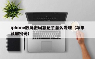 iphone触屏密码忘记了怎么处理（苹果触屏密码）