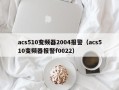 acs510变频器2004报警（acs510变频器报警f0022）