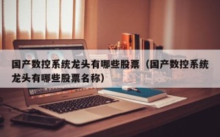 国产数控系统龙头有哪些股票（国产数控系统龙头有哪些股票名称）