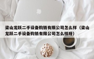 梁山龙跃二手设备购销有限公司怎么样（梁山龙跃二手设备购销有限公司怎么样呀）