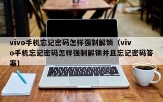 vivo手机忘记密码怎样强制解锁（vivo手机忘记密码怎样强制解锁并且忘记密码答案）