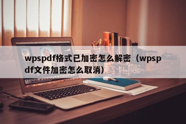 wpspdf格式已加密怎么解密（wpspdf文件加密怎么取消）-第1张图片-晋江速捷自动化科技有限公司