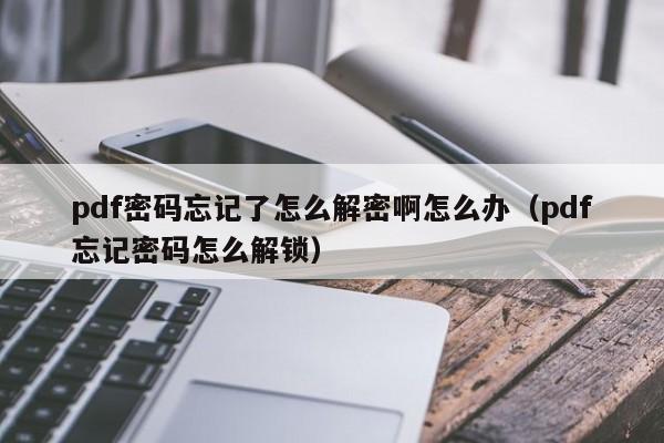 pdf密码忘记了怎么解密啊怎么办（pdf忘记密码怎么解锁）-第1张图片-晋江速捷自动化科技有限公司