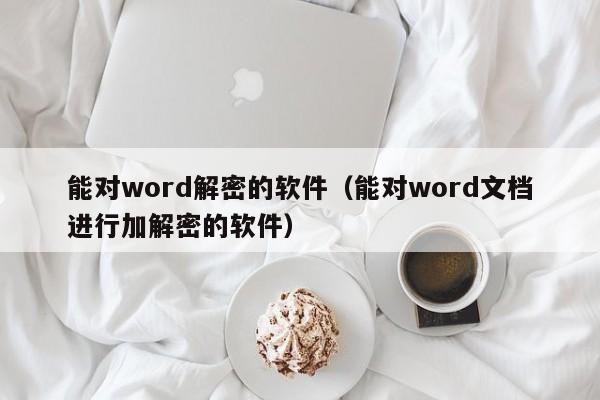 能对word解密的软件（能对word文档进行加解密的软件）-第1张图片-晋江速捷自动化科技有限公司