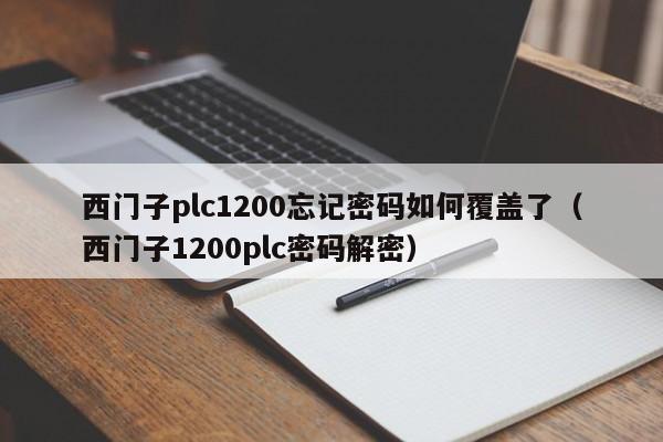 西门子plc1200忘记密码如何覆盖了（西门子1200plc密码解密）-第1张图片-晋江速捷自动化科技有限公司