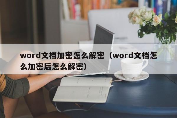 word文档加密怎么解密（word文档怎么加密后怎么解密）-第1张图片-晋江速捷自动化科技有限公司