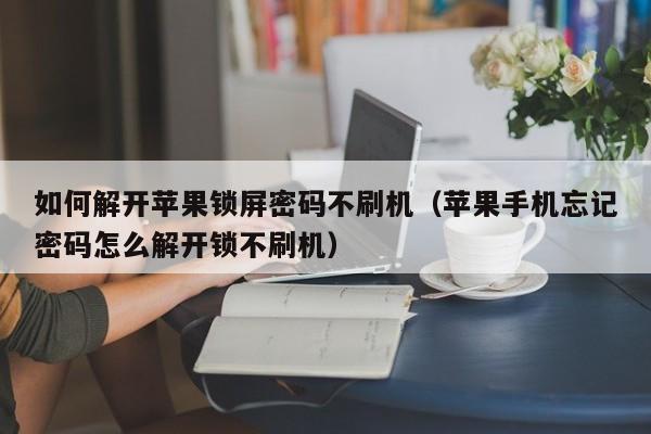 如何解开苹果锁屏密码不刷机（苹果手机忘记密码怎么解开锁不刷机）-第1张图片-晋江速捷自动化科技有限公司