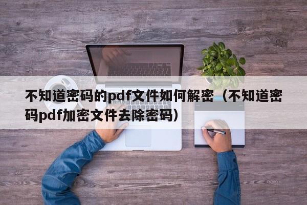 不知道密码的pdf文件如何解密（不知道密码pdf加密文件去除密码）-第1张图片-晋江速捷自动化科技有限公司