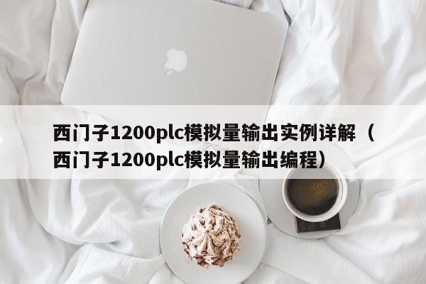 西门子1200plc模拟量输出实例详解（西门子1200plc模拟量输出编程）-第1张图片-晋江速捷自动化科技有限公司