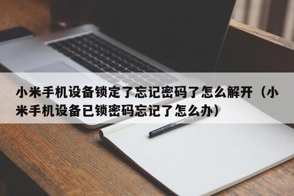 小米手机设备锁定了忘记密码了怎么解开（小米手机设备已锁密码忘记了怎么办）-第1张图片-晋江速捷自动化科技有限公司