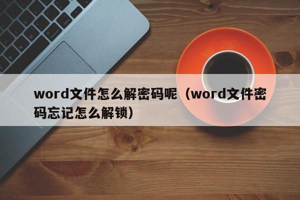 word文件怎么解密码呢（word文件密码忘记怎么解锁）-第1张图片-晋江速捷自动化科技有限公司