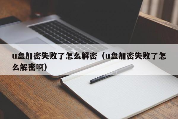 u盘加密失败了怎么解密（u盘加密失败了怎么解密啊）-第1张图片-晋江速捷自动化科技有限公司